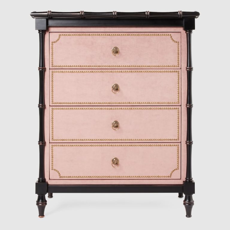 GUCCI VELVET WOOD DRESSER