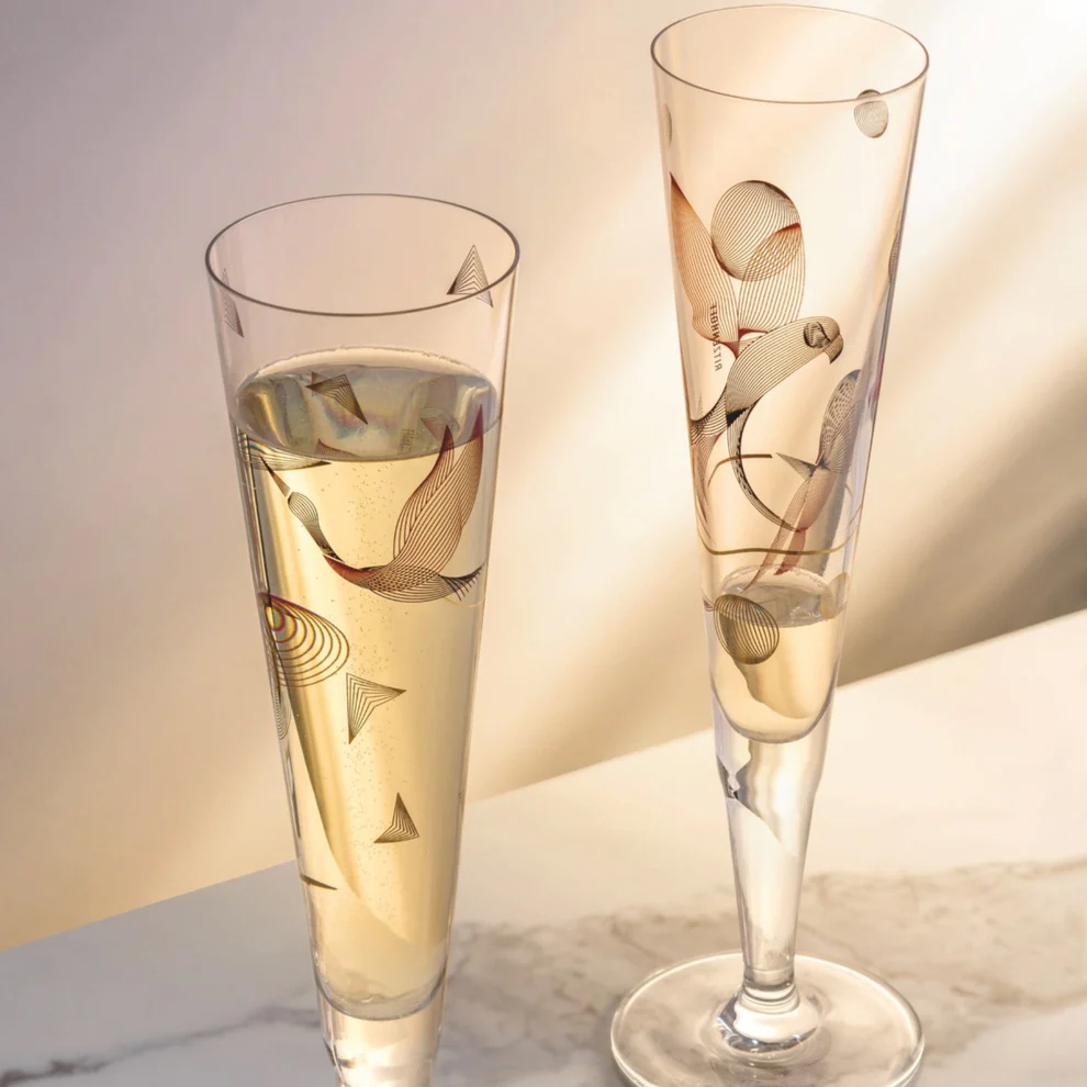 Goldnacht #16 Champagne Glass